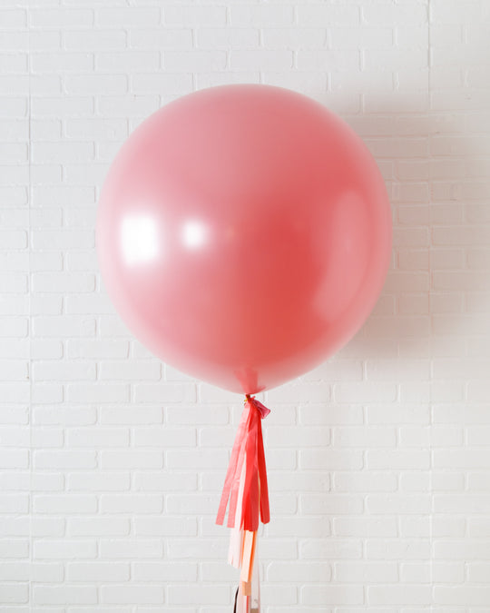 Rosé Bubbles - Giant Balloon with Tassel