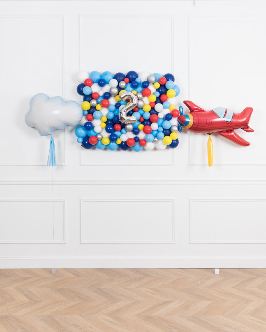 paris312-chicago-vintage-airplane-balloon-blue-number-cloud-backdrop-set