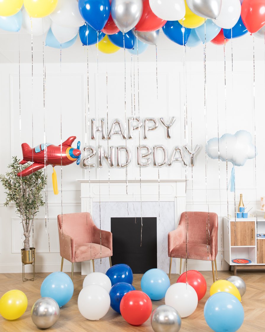 paris312-chicago-vintage-airplane-balloon-bouquet-blue-number-ceiling-floor-set