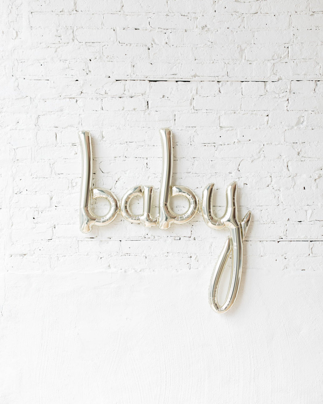 Baby Script Gold Balloon