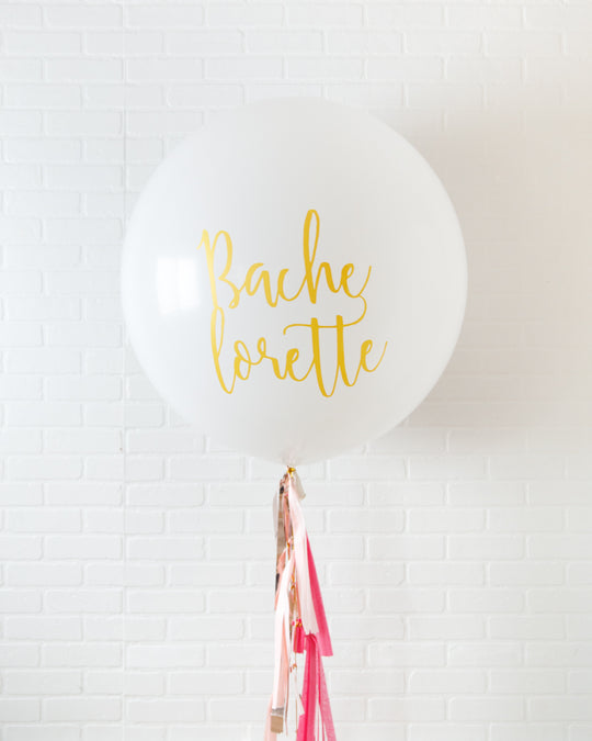 Life In Plastic - Bachelorette Giant Balloon with Tassel