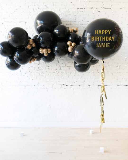 Couture - Floating Balloon Arch & Personalized Giant Balloon Set