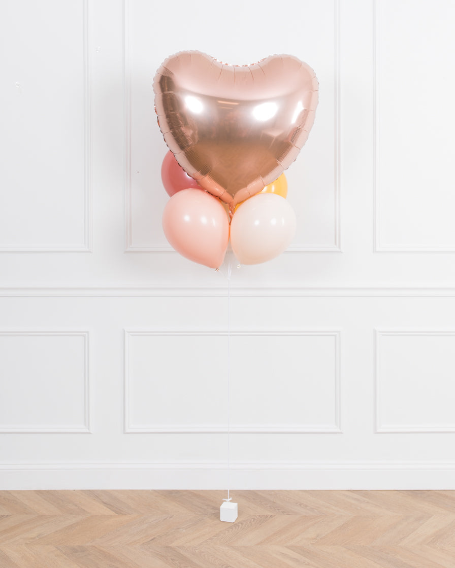 bohemian-birthday-balloon-coral-pink-bouquet-party
