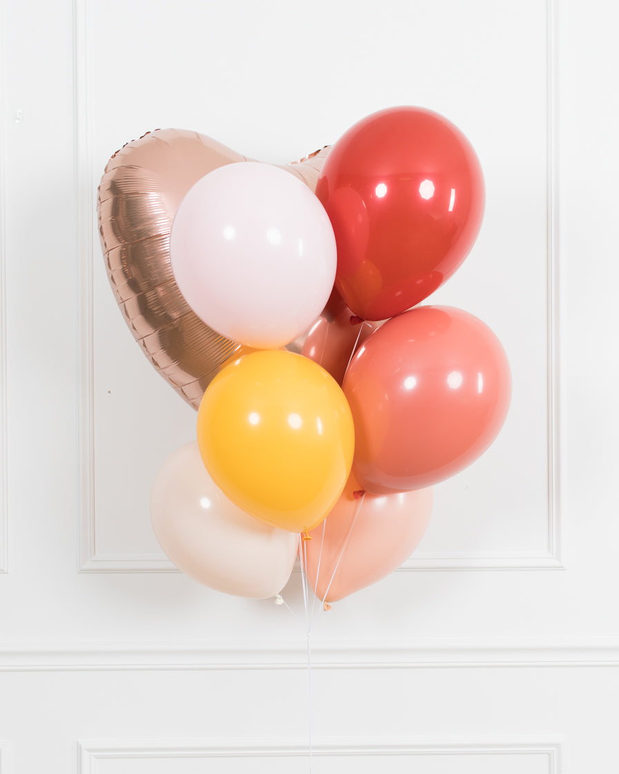 bohemian-birthday-balloon-coral-pink-bouquet-party