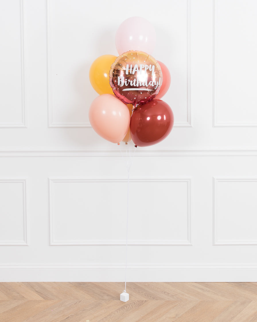 bohemian-birthday-balloon-coral-pink-bouquet-foil-party