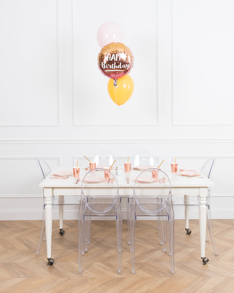 bohemian-birthday-balloon-coral-pink-centerpiece-party