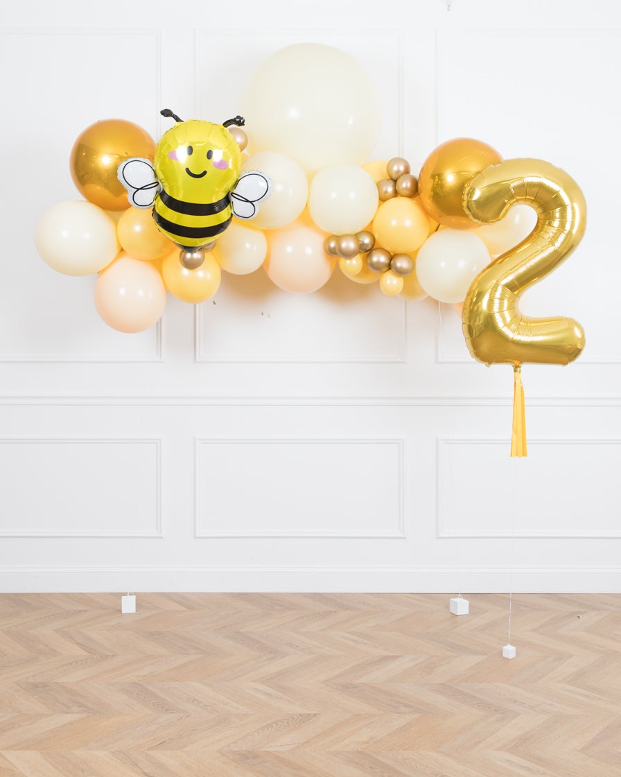 paris312-chicago-bee-theme-balloon-buttercup-gold-set-bash-decor-number-floating-arch