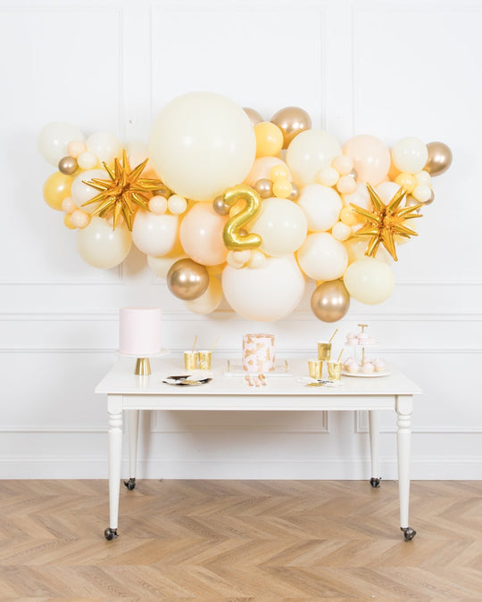 Bee Theme - Number Balloon Backdrop Install Piece