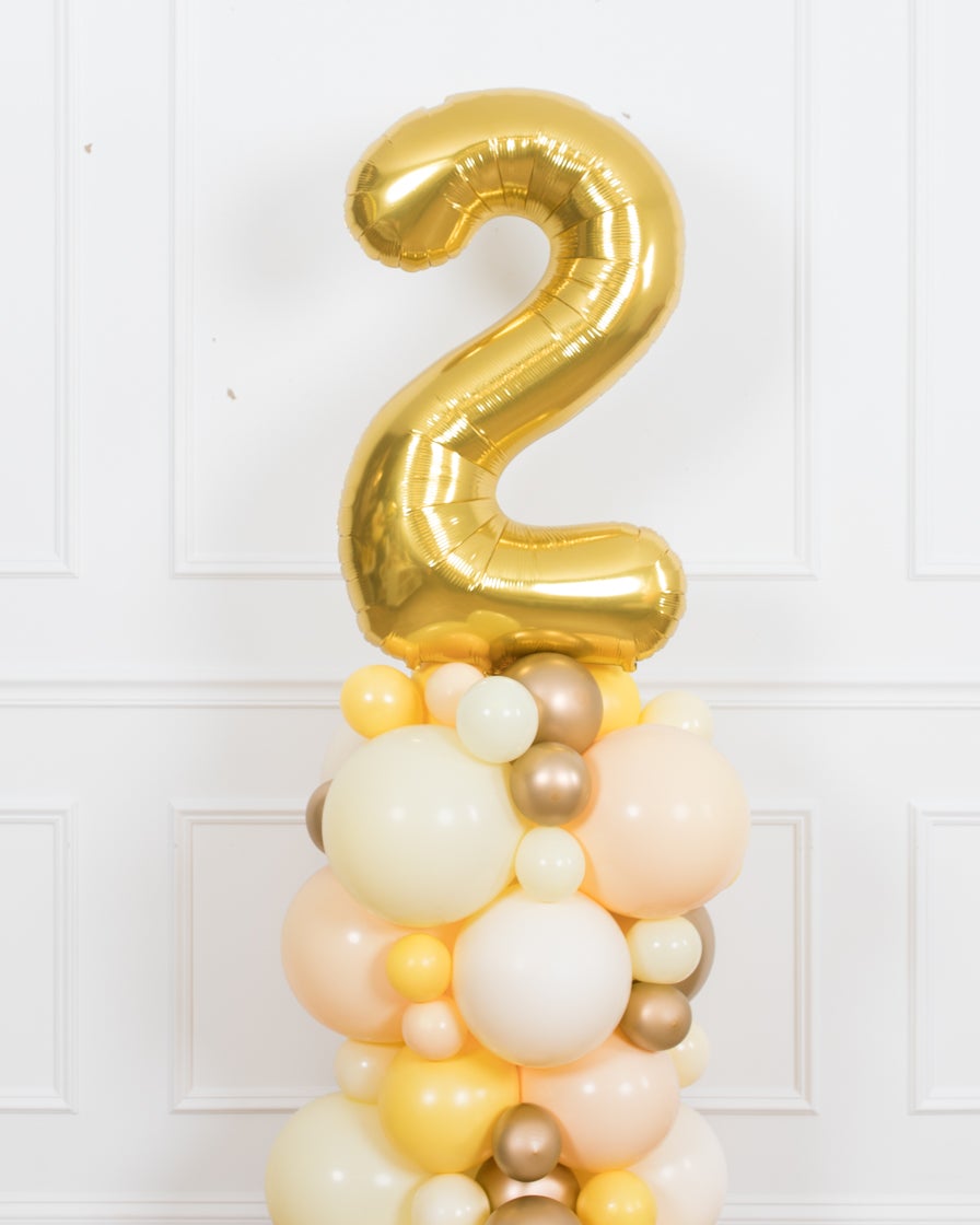 paris312-chicago-bee-theme-balloon-number-set-yellow-gold-foil-column-4ft-party
