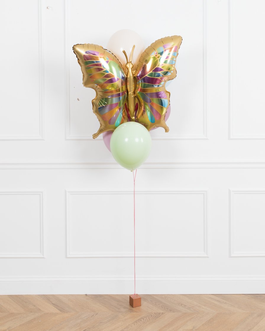 butterfly-foil-balloon-bouquet-gold