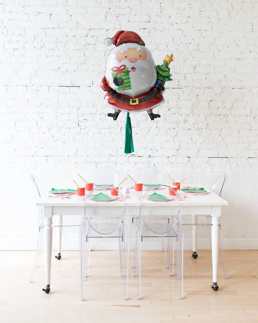 gingerbread-foil-balloon-skirt