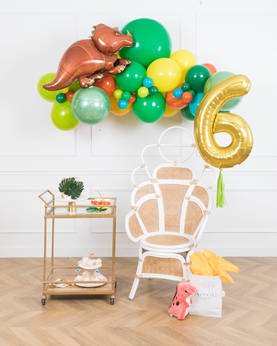 dinosaur-party-balloons-foil-triceratops-floating-arch-set-number