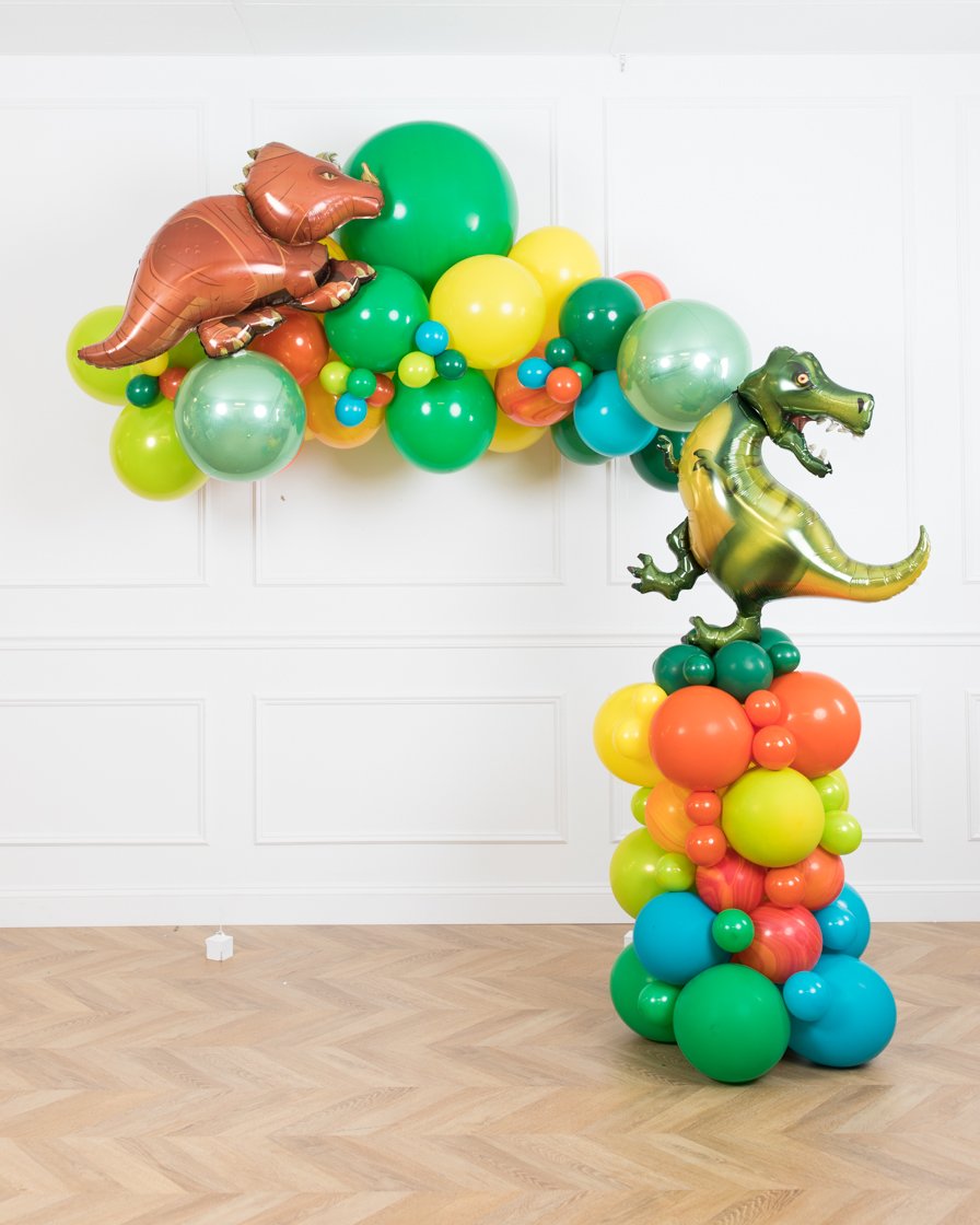 dinosaur-party-balloons-foil-triceratops-rex-column-floating-arch-set