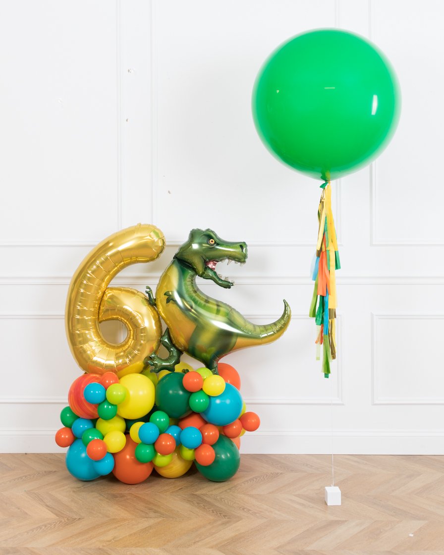 dinosaur-party-balloons-foil-rex-giant-green-pedestal-number-set