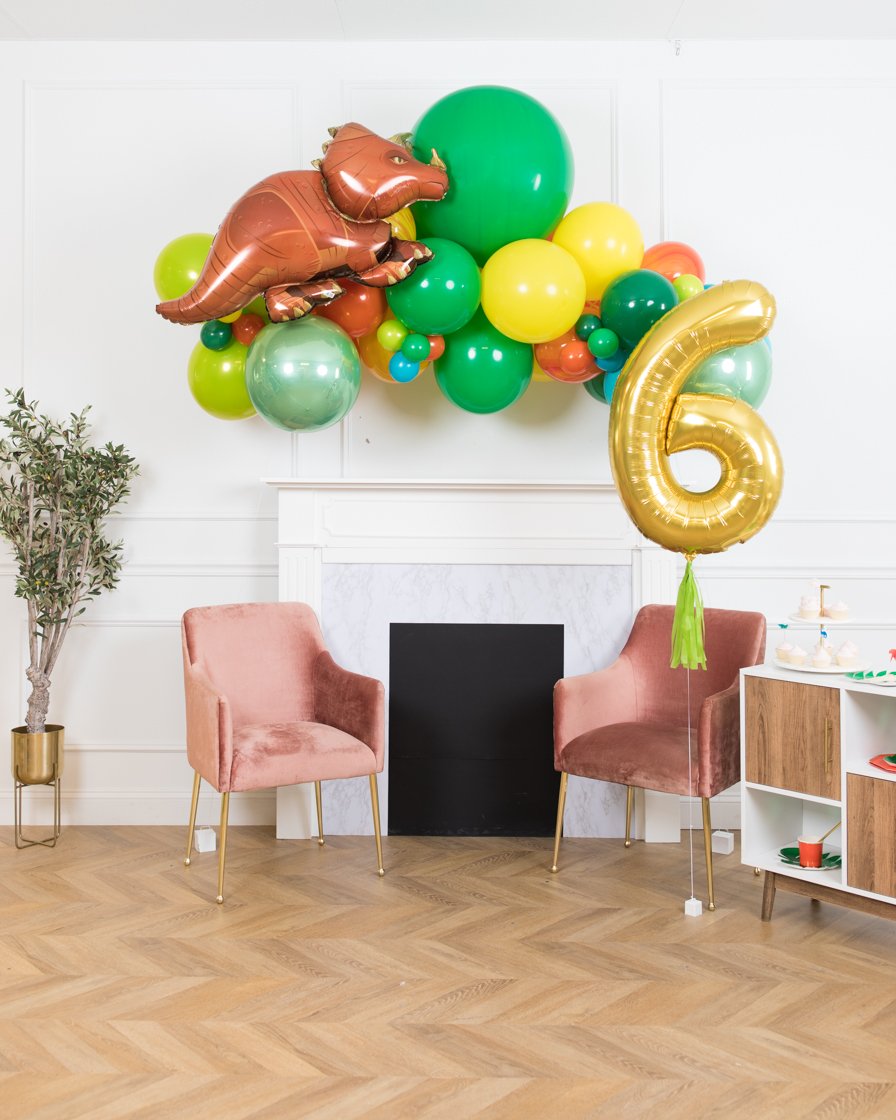 dinosaur-party-balloons-foil-triceratops-floating-arch-set-number