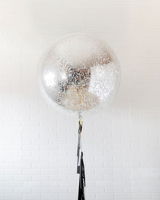 Feel The Beat - Confetti Giant Balloon with Tassel