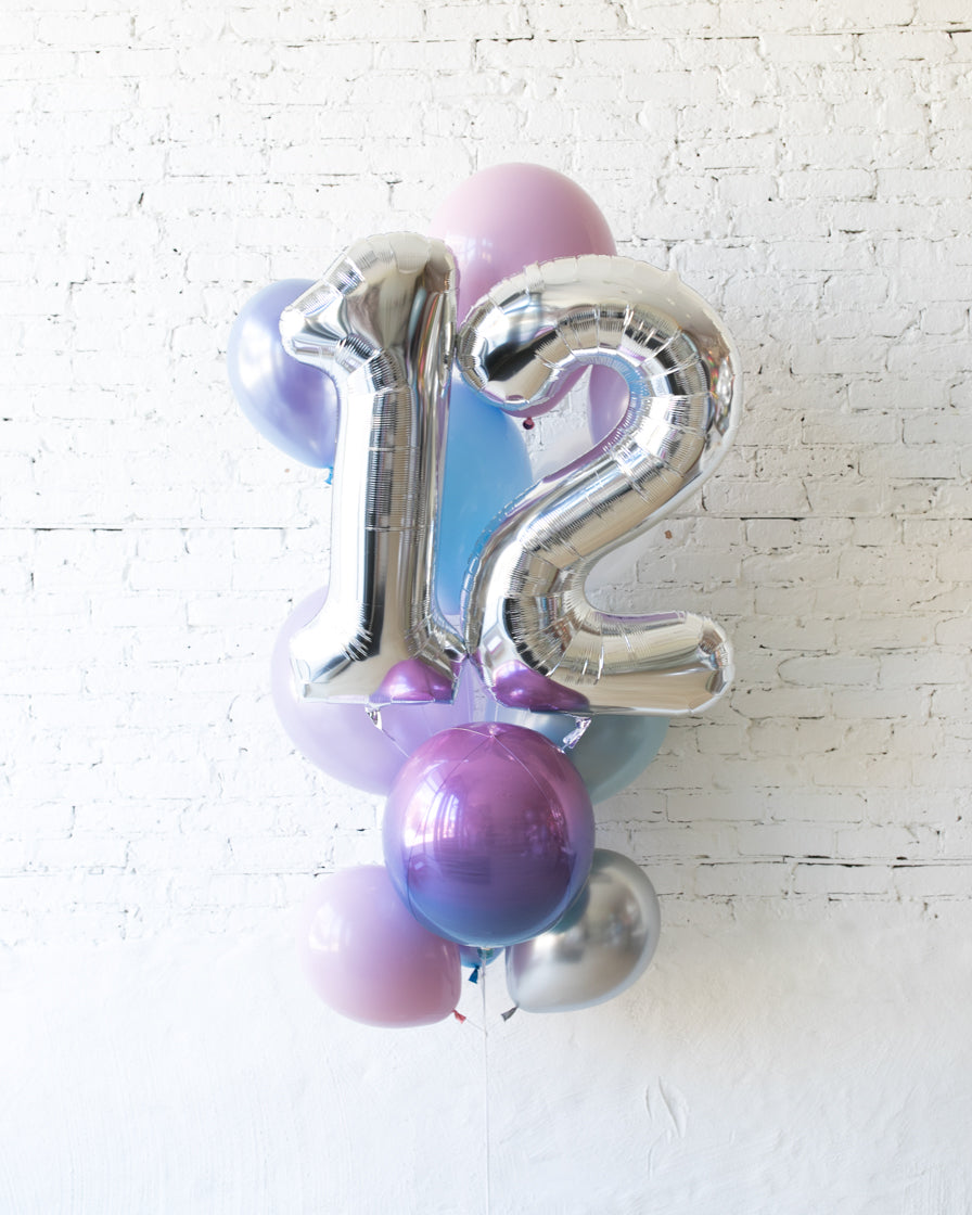 paris312-frozen-theme-balloon-foil-number-double-digit-silver-lavender-skirt-bouquet