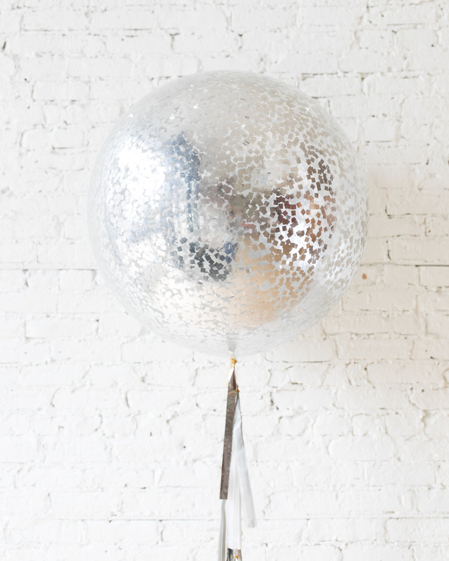 Silver Giant Balloon