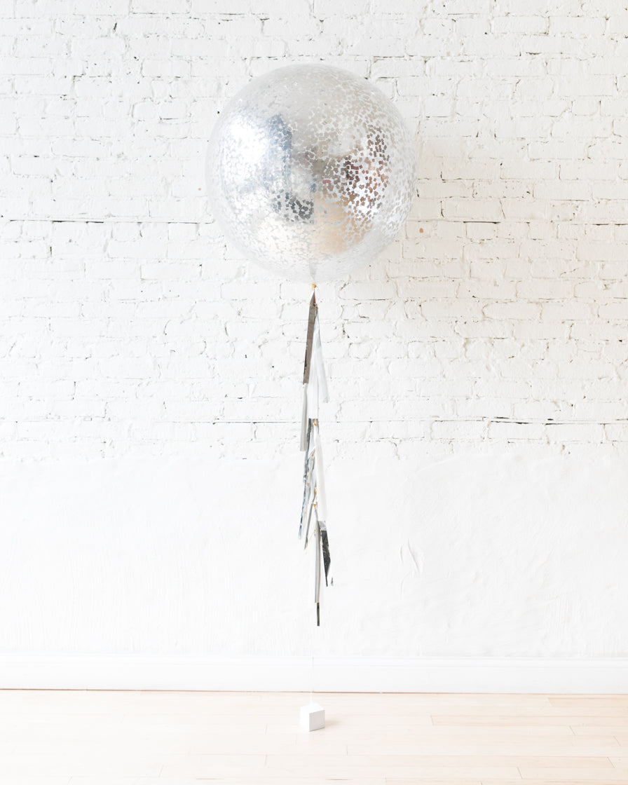 XO and Hearts Giant Balloon with Tassel