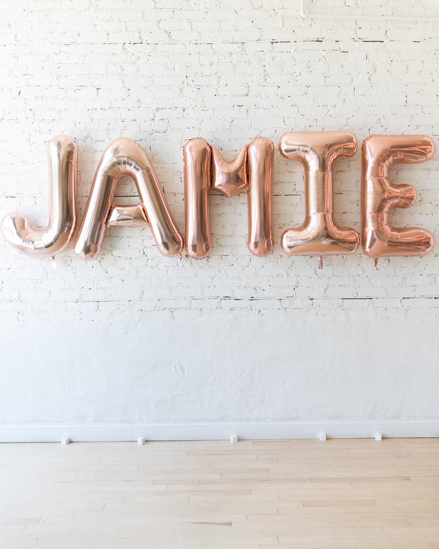 rose-gold-foil-letter