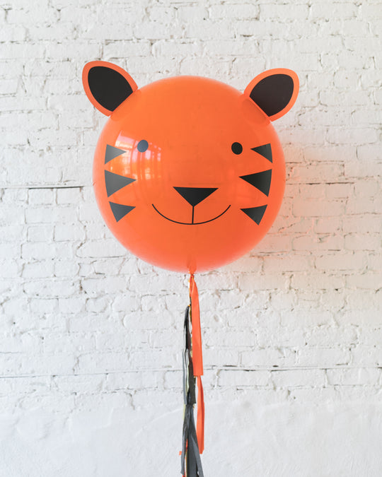 Jungle Theme Tiger Specialty Giant Balloon and Tassel