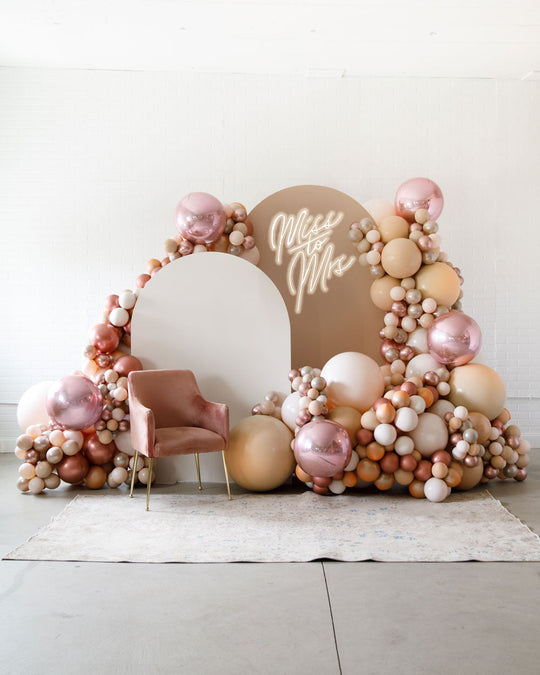 Berry Blush - The Cabriole Set with Miss to Mrs Neon Sign