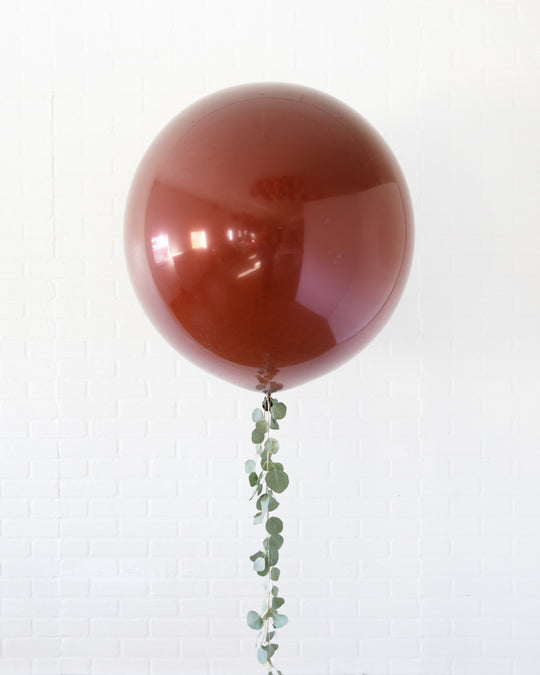Thanksgiving - Giant Balloon with Greenery Tassel