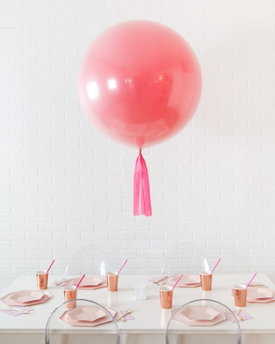Life In Plastic - Giant Balloon Centerpiece with Skirt