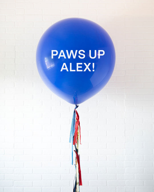 Ruff Rescue - Personalized Paws Up! Giant Balloon with Tassel