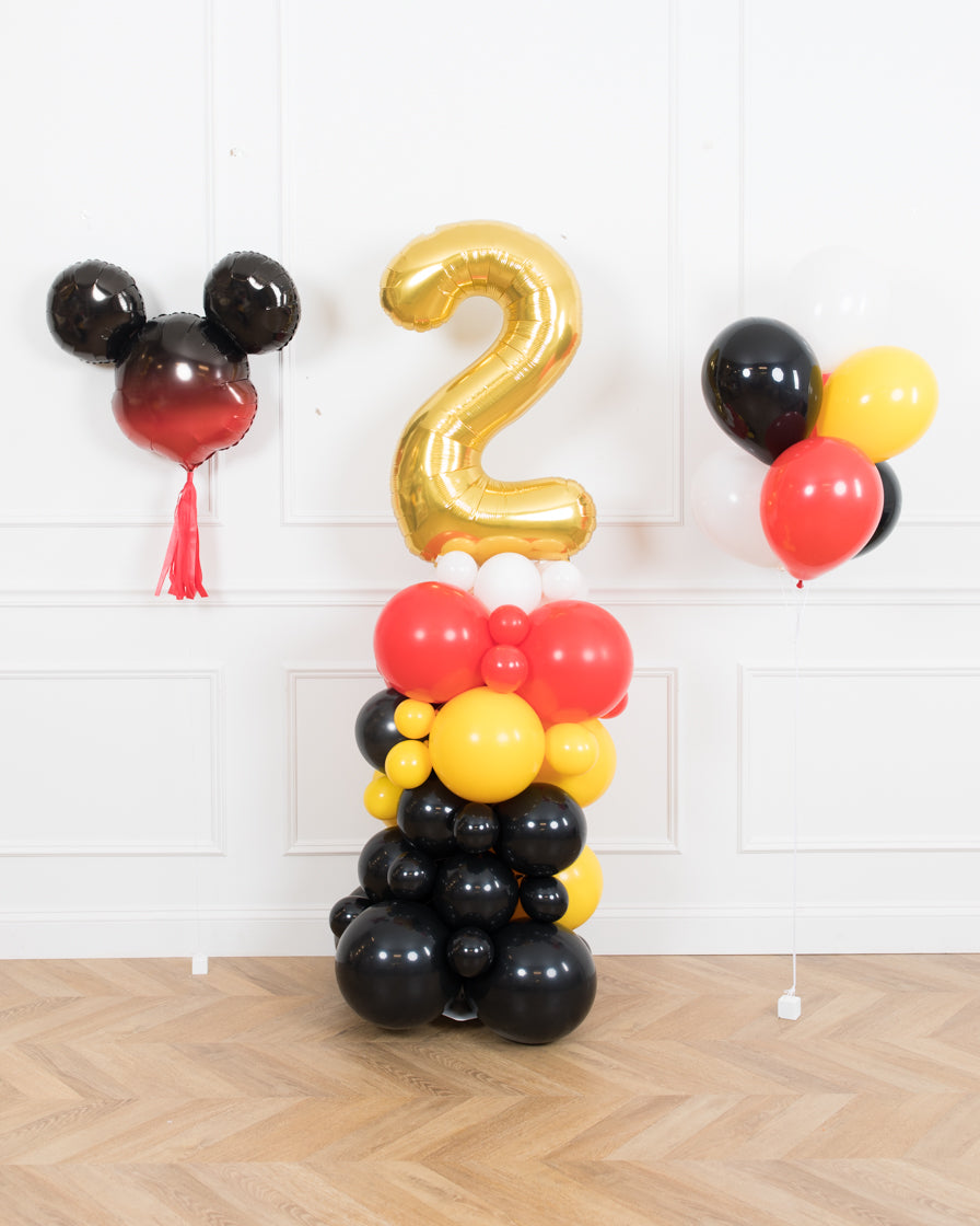 mickey-mouse-balloon-party-paris312-bouquet-column-number-yellow-black-white-black-gold