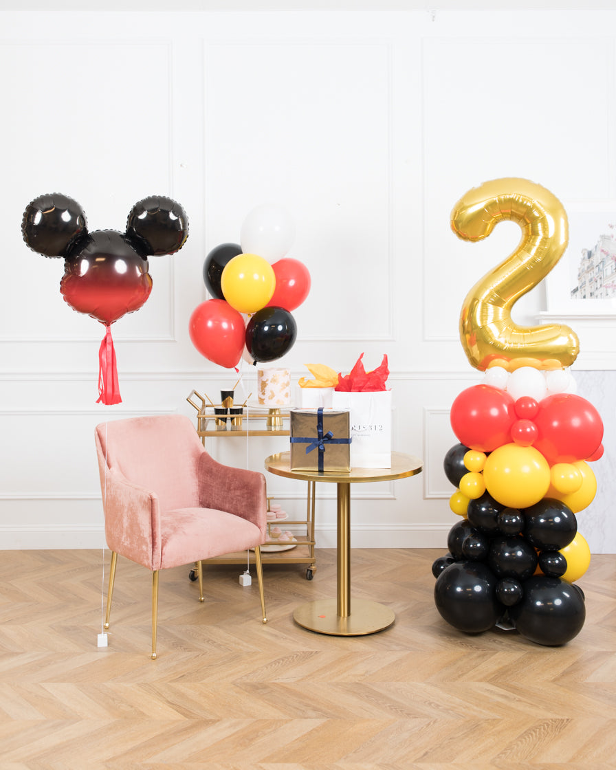 mickey-mouse-balloon-party-paris312-bouquet-column-number-yellow-black-white-black-gold