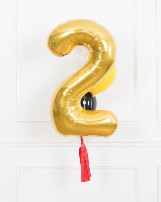 Magical Party Mouse Theme - Number Balloon Bouquet