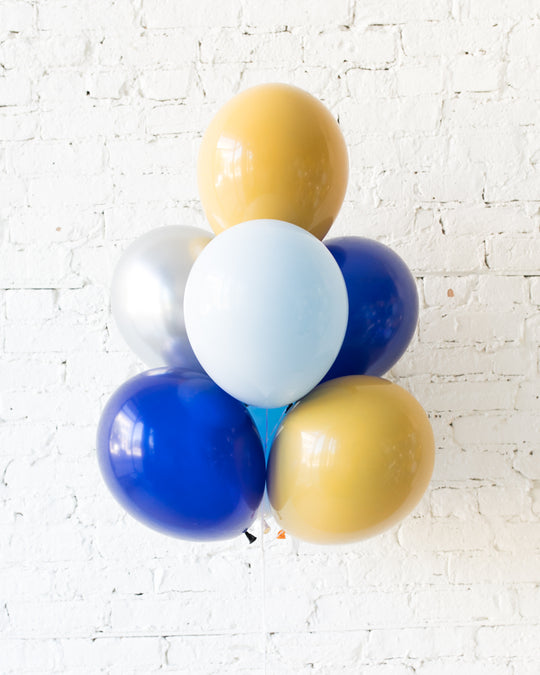 Mid Century Hues - 11in Balloons - bouquet of 7