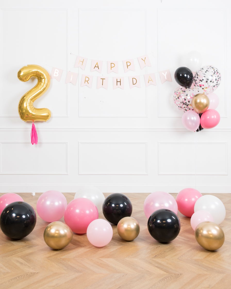 minnie-mouse-disney-party-decor-pink-black-gold-balloon-magical-confetti-banner-happy-birthday-number-floor-magical-bouquet-set-foil