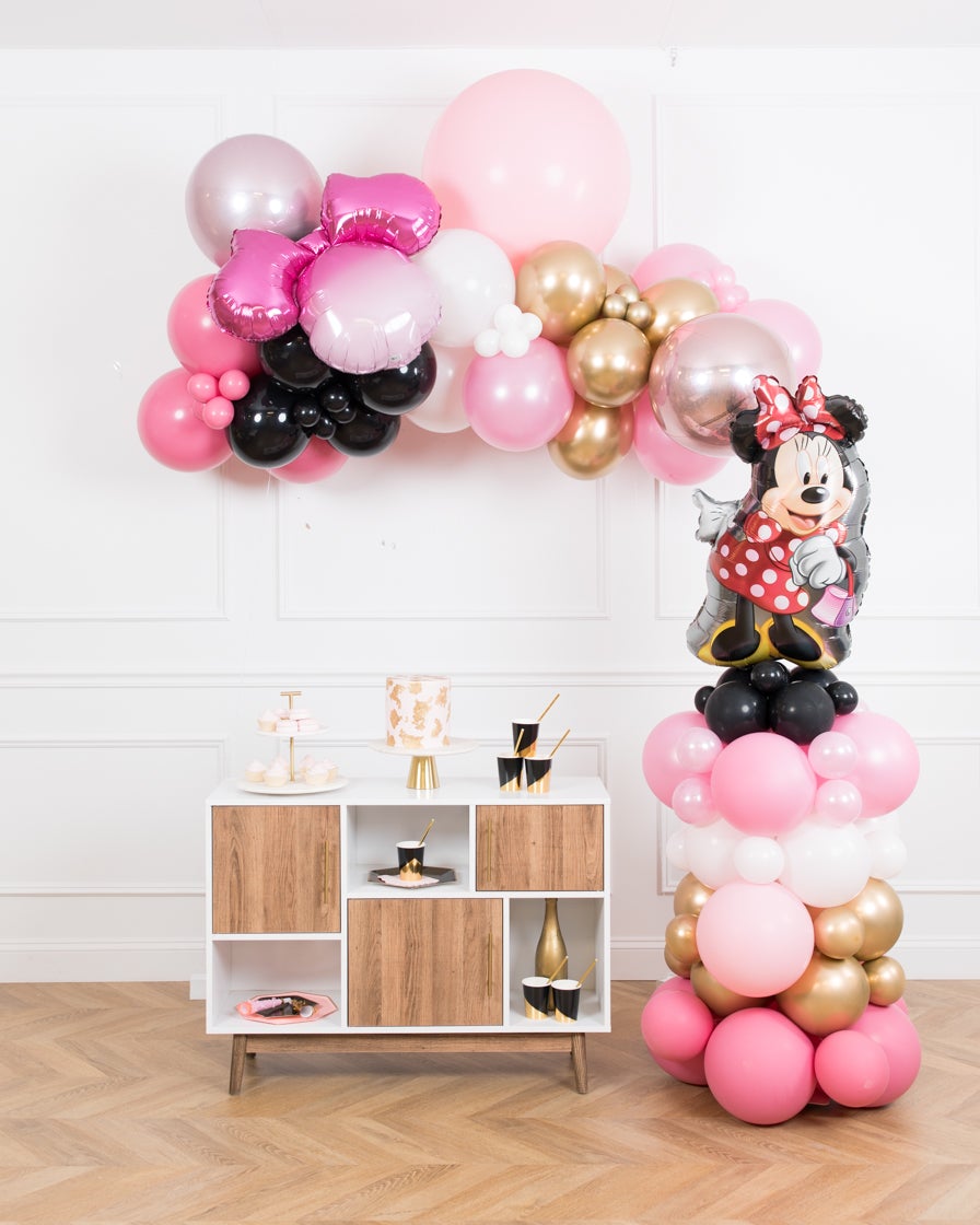 minnie-mouse-disney-party-decor-pink-black-gold-balloon-birthday-column-floating-arch-magical-set-foil