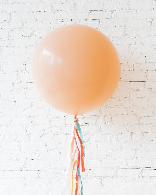 GIFT-Blush Giant Balloon and Spring Bloom Tassel