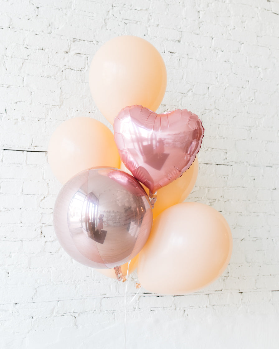 Balloon Bouquet with Heart