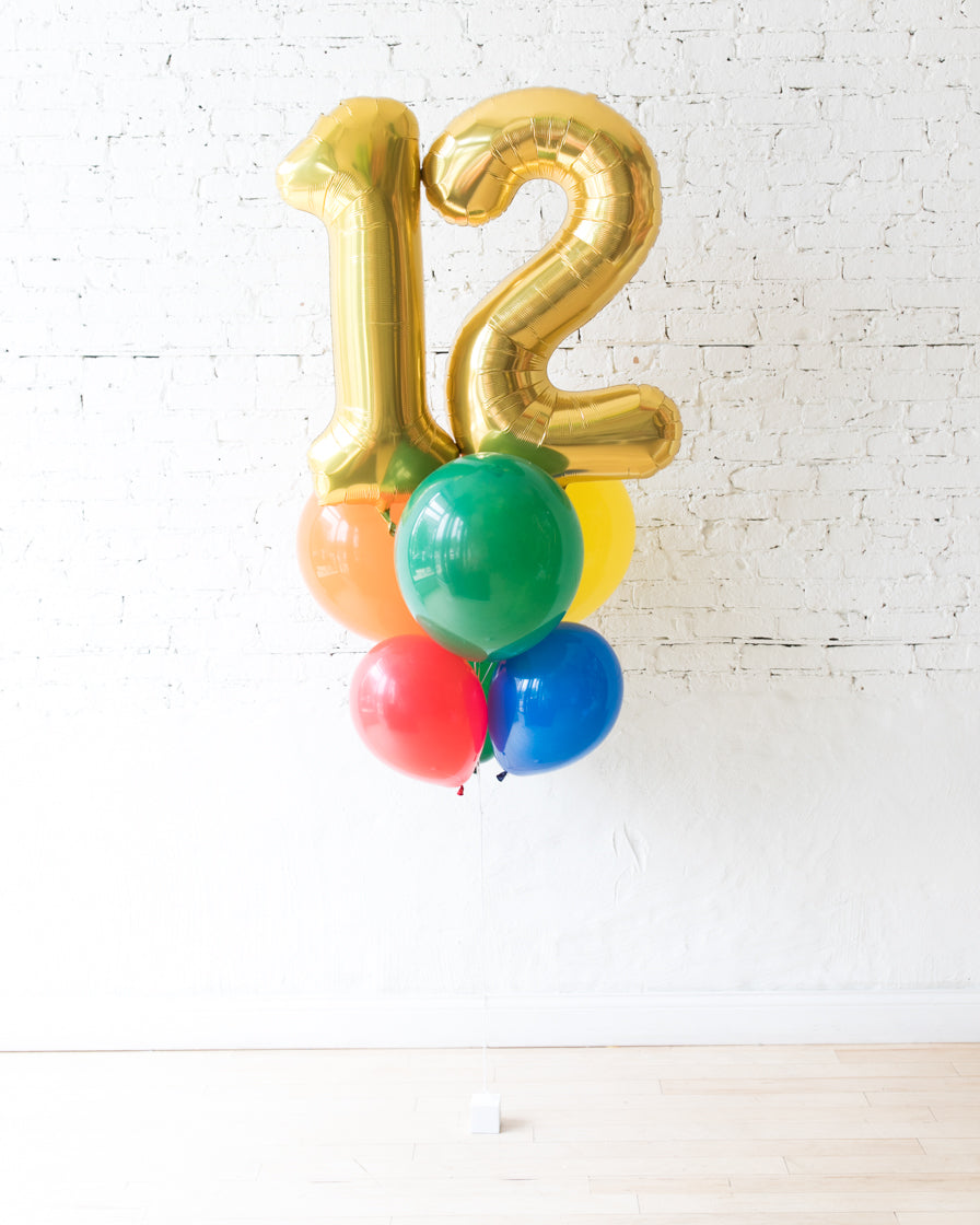 paris312-sesame-street-theme-double-digit-number-foil-skirt-gold-balloon-bouquet