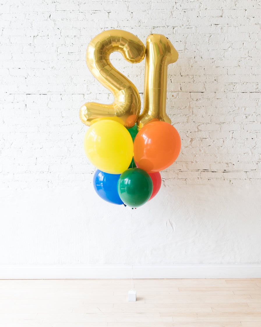 paris312-sesame-street-theme-double-digit-number-foil-skirt-gold-balloon-bouquet