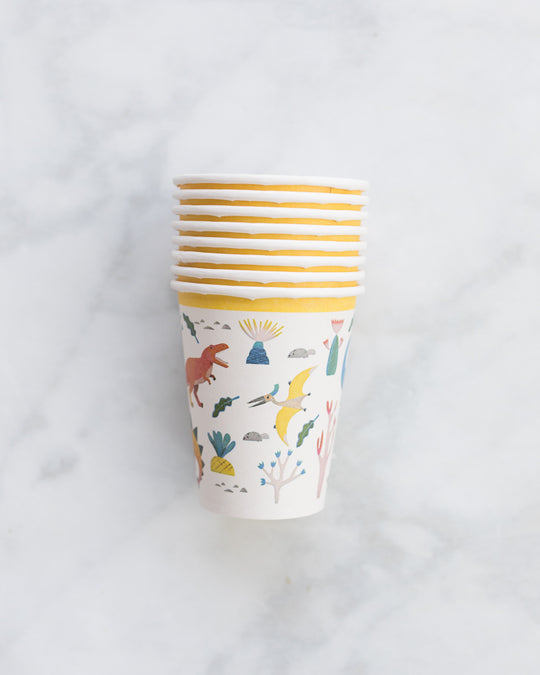 Talking Tables Party Dinosaur Cups - pack of 8