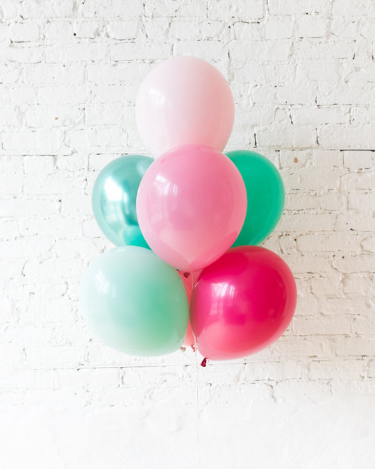 Flamingo Fling - 11in Balloons - bouquet of 7