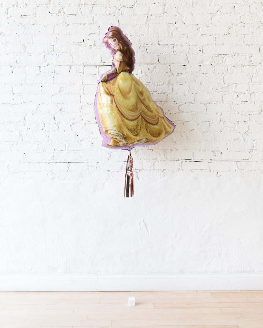 Princess-balloon-belle-rose-gold-skirt-foil