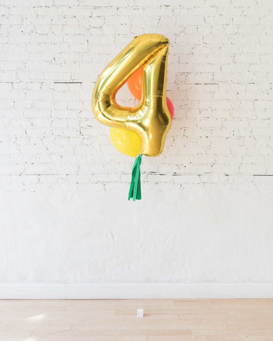 paris312-sesame-street-theme-number-foil-skirt-gold-balloon-bouquet
