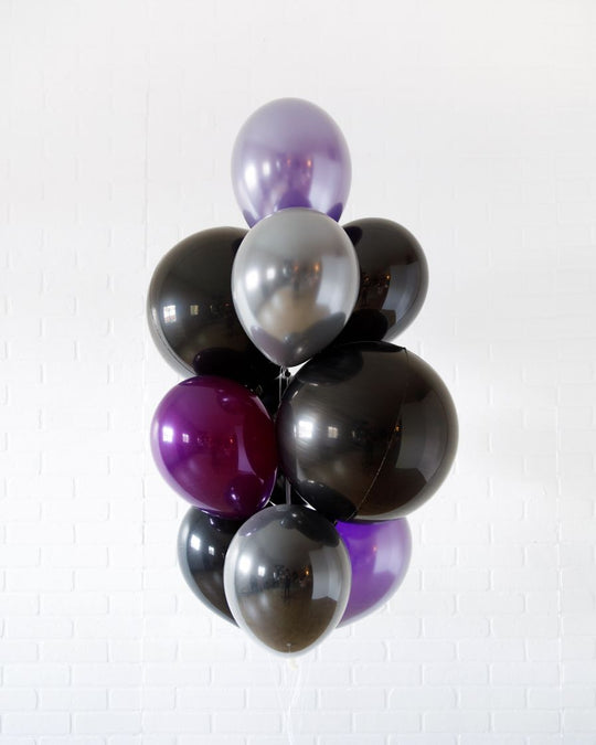 Feel The Beat - Orb and 11in Balloons - bouquet of 10