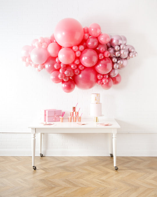 Pretty in Pink - Balloon Backdrop Install Piece - 6ft