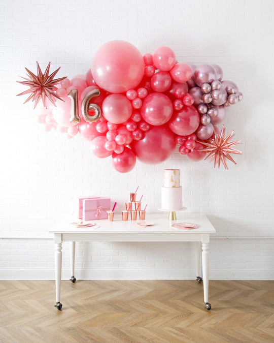 Y2K - Number Backdrop Balloon Garland Install Piece