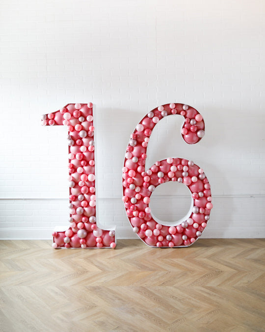 Pretty in Pink - Mosaic Number 5ft
