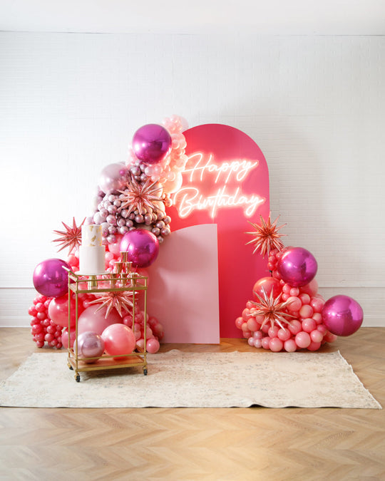 Pretty in Pink - The Beaudoin Set with Neon Sign