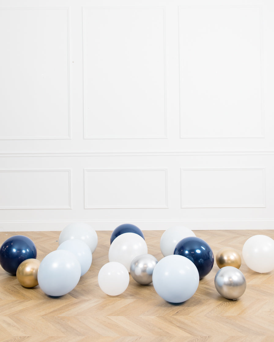 twinkle-baby-shower-balloons-blue-silver-gold-ceiling-floor-set