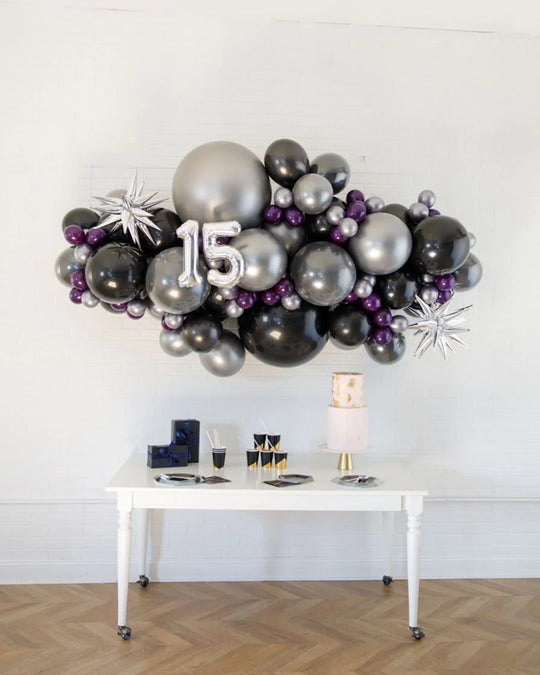 The Upside Down - Number Backdrop Balloon Garland Install Piece - 6ft